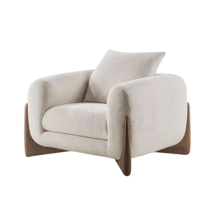 1 seater boucle
