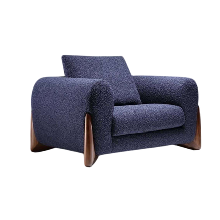 1 seater boucle