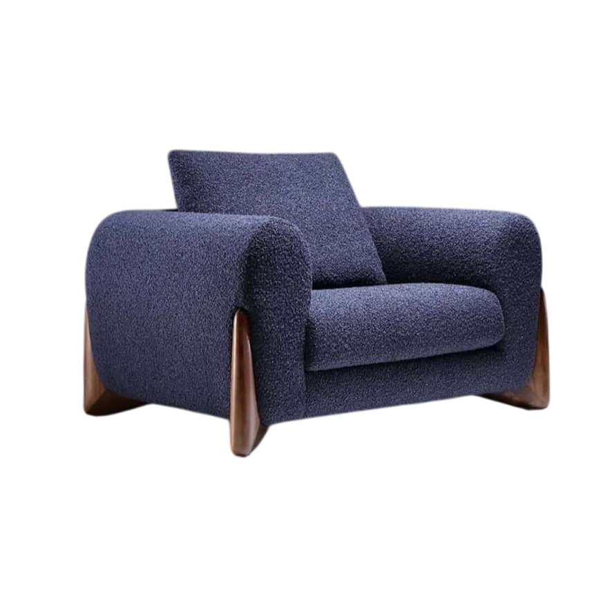1 seater boucle